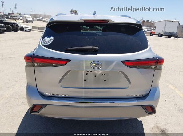 5TDFZRAH8LS010270 2020 TOYOTA HIGHLANDER Silver 