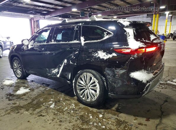 5TDFZRBH0MS103459 2021 TOYOTA HIGHLANDER Black უკანა მარცხენა
