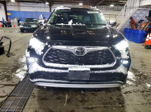 5TDFZRBH0MS103459 2021 TOYOTA HIGHLANDER Black წინა ხედი
