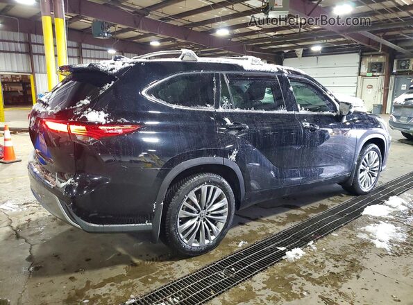 5TDFZRBH0MS103459 2021 TOYOTA HIGHLANDER Black უკანა მარჯვენა