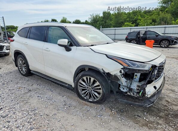 5TDFZRBH1LS048311 2020 TOYOTA HIGHLANDER White Przód prawy