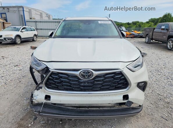 5TDFZRBH1LS048311 2020 TOYOTA HIGHLANDER White Widok z przodu