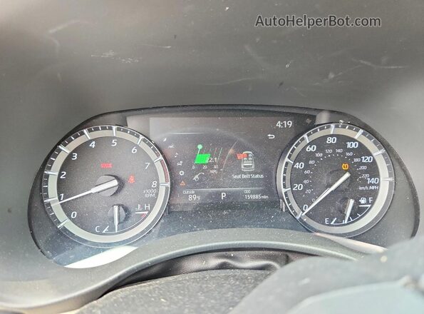 5TDFZRBH1LS048311 2020 TOYOTA HIGHLANDER White Widok zestawu wskaźników