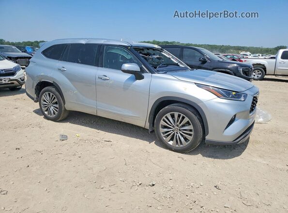 5TDFZRBH1MS098708 2021 TOYOTA HIGHLANDER Gray Przód prawy