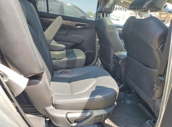 5TDFZRBH1MS098708 2021 TOYOTA HIGHLANDER Gray Widok wnętrza z tyłu