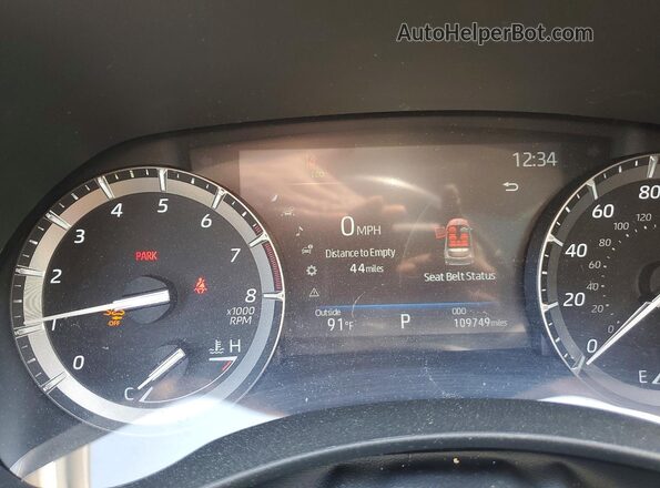 5TDFZRBH1MS098708 2021 TOYOTA HIGHLANDER Gray Widok zestawu wskaźników