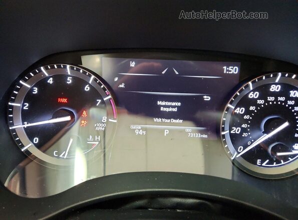5TDFZRBH2MS086163 2021 TOYOTA HIGHLANDER Gray Vista del cuadro de instrumentos