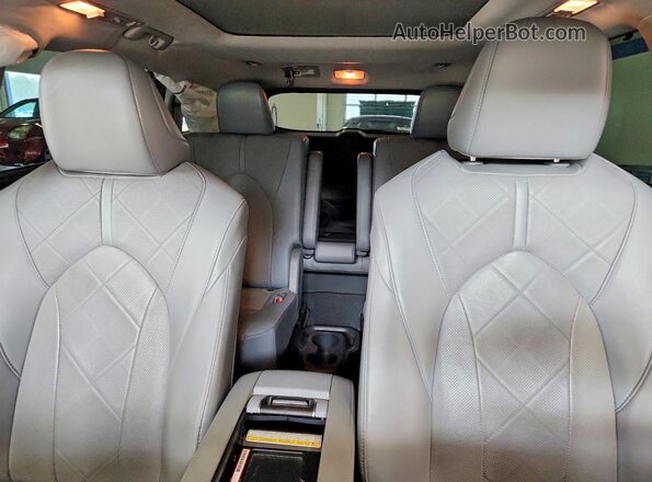 5TDFZRBH2MS086163 2021 TOYOTA HIGHLANDER Gray Vista de los asientos traseros