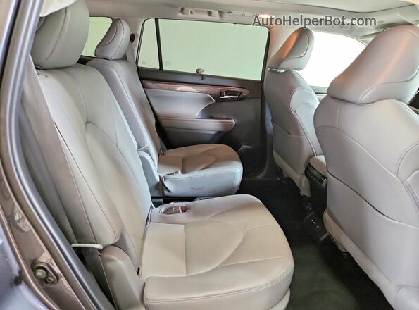 5TDFZRBH2MS086163 2021 TOYOTA HIGHLANDER Gray Vista interior trasera