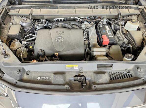 5TDFZRBH2MS086163 2021 TOYOTA HIGHLANDER Gray Vista del compartimento del motor