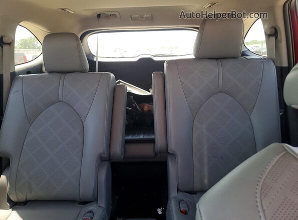 5TDFZRBH2MS159130 2021 TOYOTA HIGHLANDER Red უკანა სავარძლების ხედი