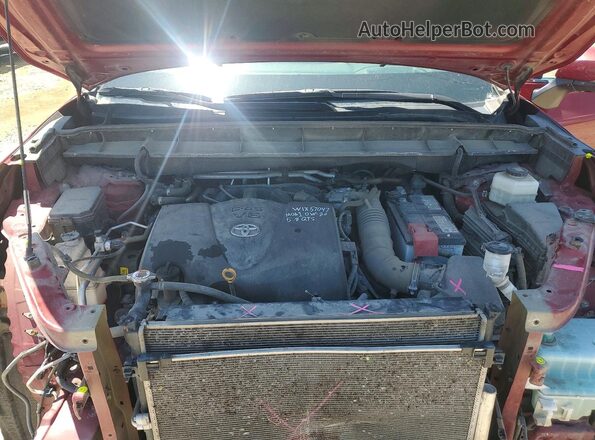 5TDFZRBH2MS159130 2021 TOYOTA HIGHLANDER Red ძრავის განყოფილების ხედი