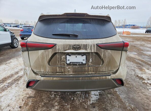 5TDFZRBH2NS214743 2022 TOYOTA HIGHLANDER White უკანა ხედი