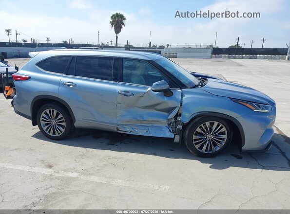 5TDFZRBH3LS001667 2020 TOYOTA HIGHLANDER Gray Դիմացի տեսք