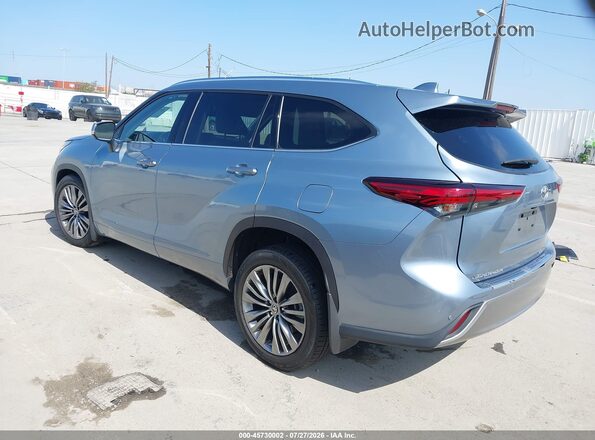 5TDFZRBH3LS001667 2020 TOYOTA HIGHLANDER Gray Հետևի ձախ