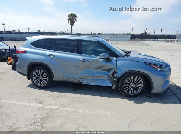 5TDFZRBH3LS001667 2020 TOYOTA HIGHLANDER Gray Սալոնի հետևի տեսք