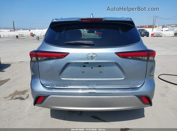 5TDFZRBH3LS001667 2020 TOYOTA HIGHLANDER Gray 