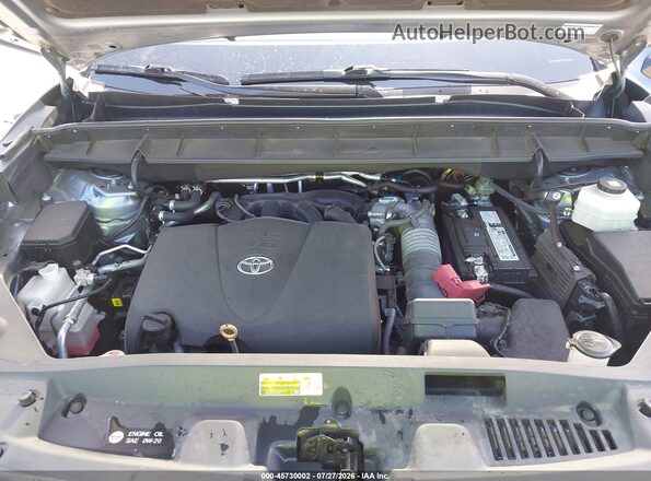 5TDFZRBH3LS001667 2020 TOYOTA HIGHLANDER Gray Հետևի տեսք
