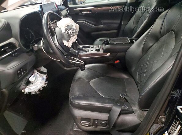 5TDFZRBH3LS017674 2020 TOYOTA HIGHLANDER Blue Vista interior delantera