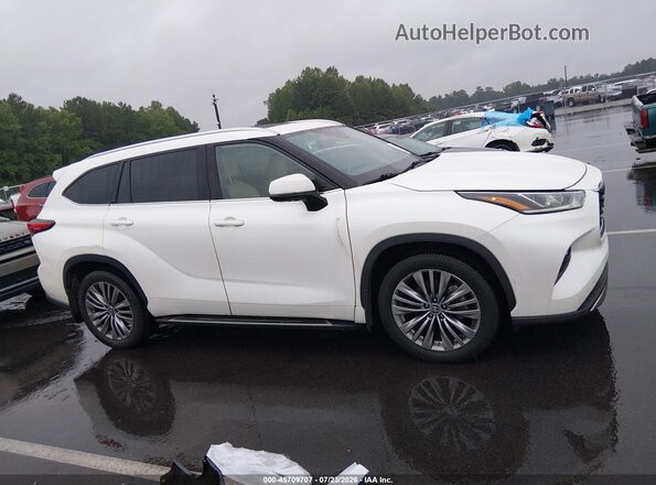 5TDFZRBH3LS036631 2020 TOYOTA HIGHLANDER White უკანა სალონის ხედი