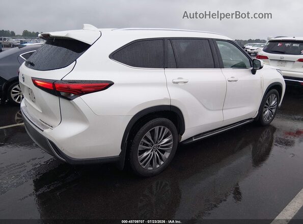 5TDFZRBH3LS036631 2020 TOYOTA HIGHLANDER White უკანა მარჯვენა