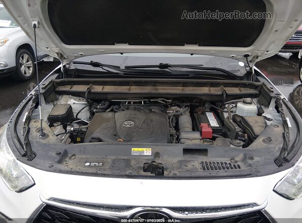 5TDFZRBH3LS036631 2020 TOYOTA HIGHLANDER White უკანა ხედი