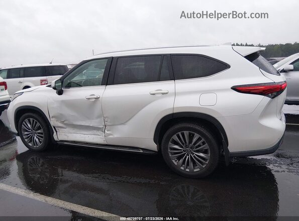 5TDFZRBH3LS036631 2020 TOYOTA HIGHLANDER White სალონის 360-გრადუსიანი ხედი