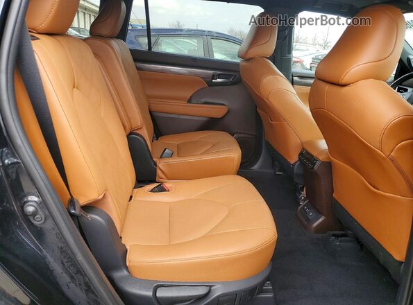 5TDFZRBH3MS120952 2021 TOYOTA HIGHLANDER Черный Вид задней части салона