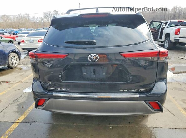 5TDFZRBH3MS120952 2021 TOYOTA HIGHLANDER Черный Вид сзади