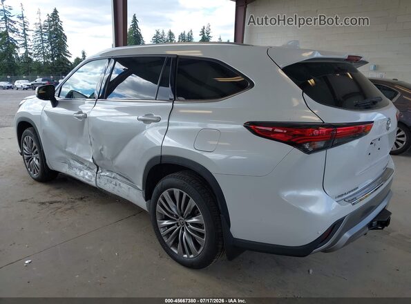 5TDFZRBH3NS172163 2022 TOYOTA HIGHLANDER White Задня ліва чверть