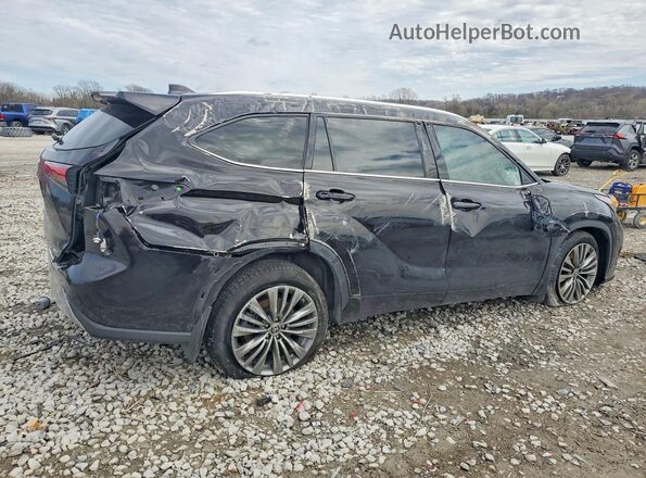 5TDFZRBH5LS016123 2020 TOYOTA HIGHLANDER Черный Задняя правая четверть