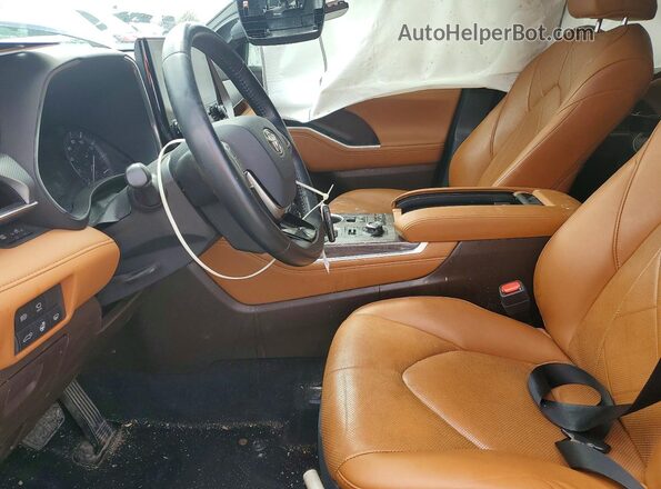 5TDFZRBH5LS016123 2020 TOYOTA HIGHLANDER Черный Вид салона спереди