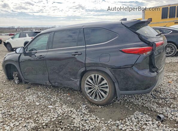 5TDFZRBH5LS016123 2020 TOYOTA HIGHLANDER Черный Задняя левая четверть