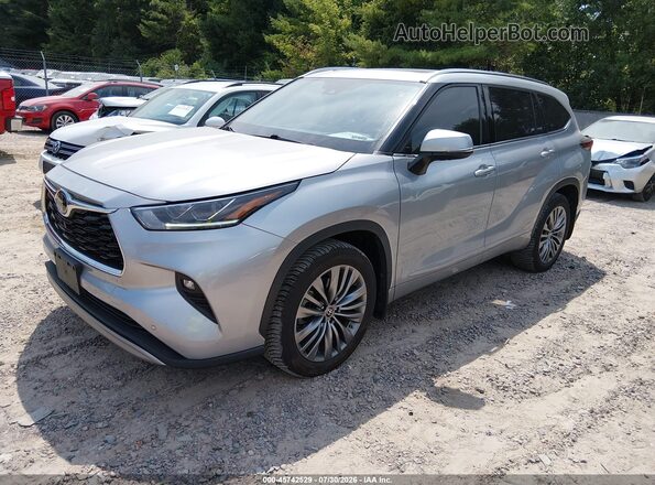 5TDFZRBH5LS052281 2020 TOYOTA HIGHLANDER Silver Front left