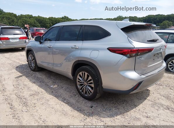 5TDFZRBH5LS052281 2020 TOYOTA HIGHLANDER Silver Rear left
