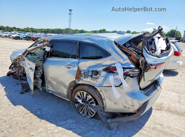 5TDFZRBH5MS063511 2021 TOYOTA HIGHLANDER Серебряный Задняя левая четверть
