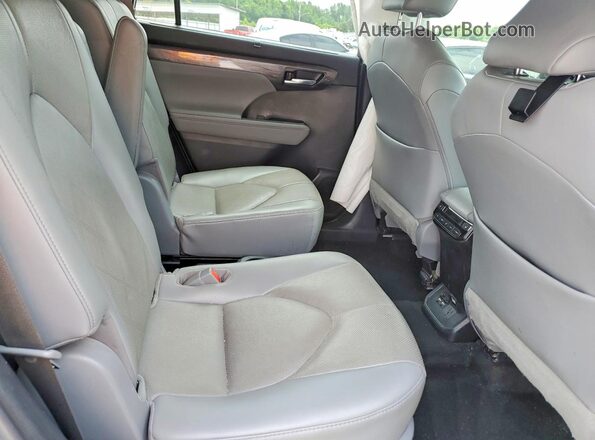 5TDFZRBH5MS092281 2021 TOYOTA HIGHLANDER Blue Vista interior trasera
