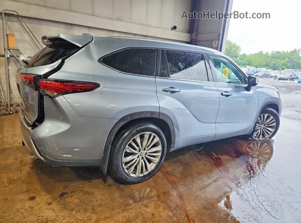 5TDFZRBH6MS086568 2021 TOYOTA HIGHLANDER Blue Հետևի աջ