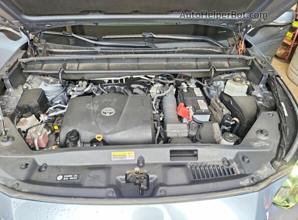 5TDFZRBH6MS086568 2021 TOYOTA HIGHLANDER Blue Շարժիչի բաժամունքի տեսք