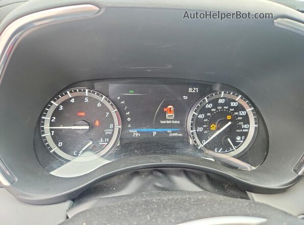 5TDFZRBH8MS150741 2021 TOYOTA HIGHLANDER Серый Вид щитка приборов