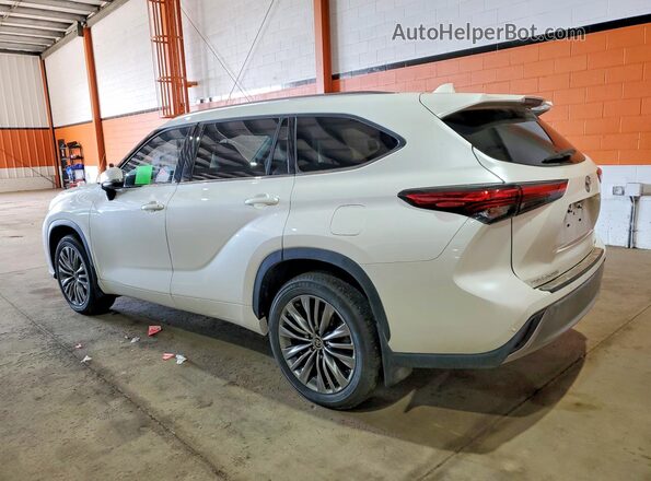 5TDFZRBH9LS050128 2020 TOYOTA HIGHLANDER White Հետևի ձախ