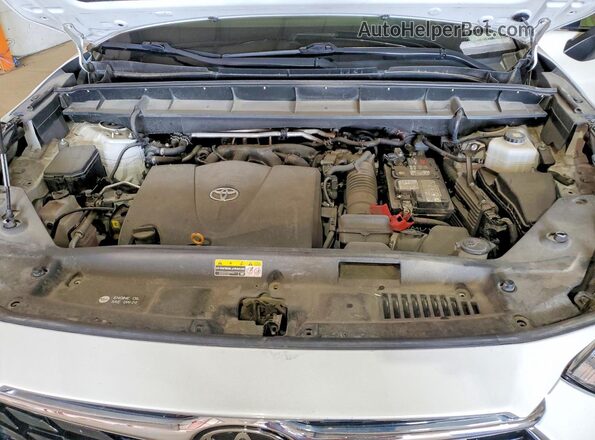 5TDFZRBH9LS050128 2020 TOYOTA HIGHLANDER White Շարժիչի բաժամունքի տեսք