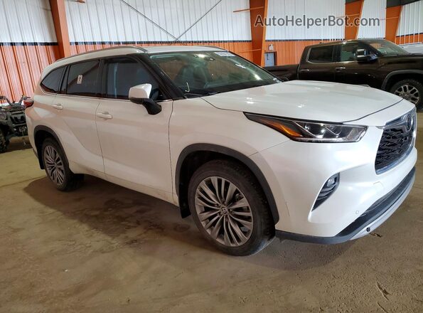 5TDFZRBH9LS050128 2020 TOYOTA HIGHLANDER White Առջևի աջ