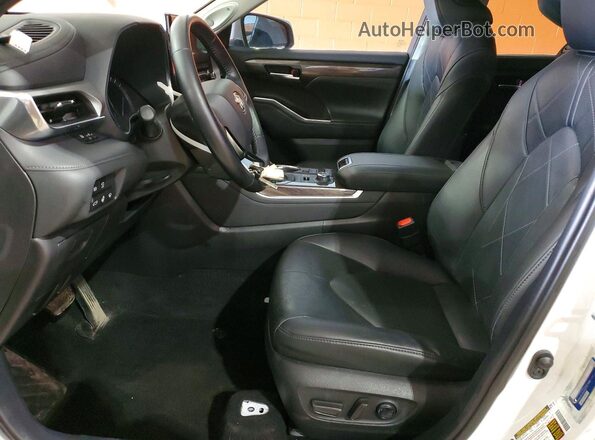 5TDFZRBH9LS050128 2020 TOYOTA HIGHLANDER White Սալոնի դիմացի տեսք