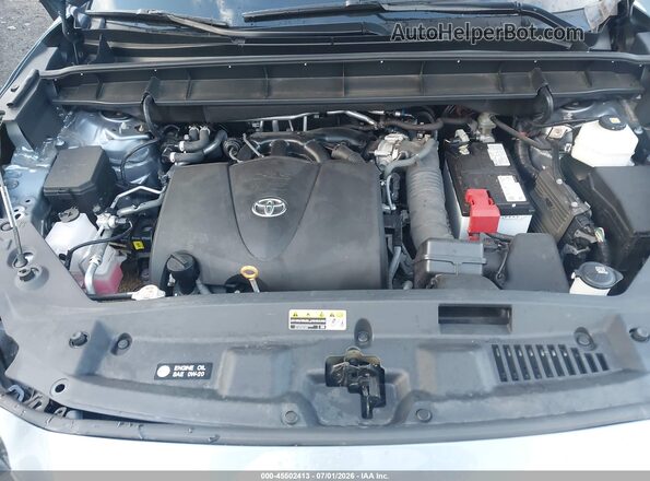 5TDFZRBH9NS193390 2022 TOYOTA HIGHLANDER Серый Вид сзади