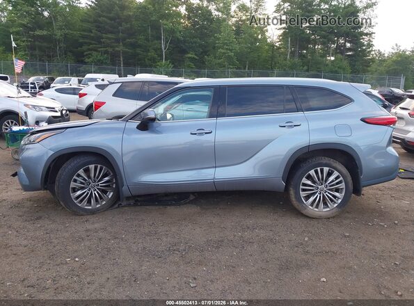 5TDFZRBH9NS193390 2022 TOYOTA HIGHLANDER Серый Панорамный вид салона 360°