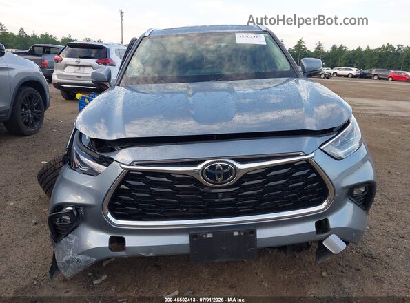 5TDFZRBH9NS193390 2022 TOYOTA HIGHLANDER Серый Вид щитка приборов