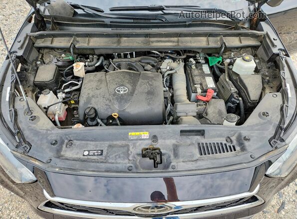 5TDFZRBHXLS037551 2020 TOYOTA HIGHLANDER Black Engine compartment view