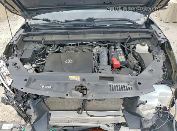 5TDFZRBHXMS122665 2021 TOYOTA HIGHLANDER Black Շարժիչի բաժամունքի տեսք