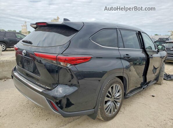 5TDFZRBHXMS122665 2021 TOYOTA HIGHLANDER Black Հետևի աջ
